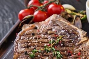 美味的烤肉食物高清图片