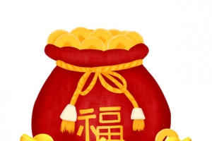 福袋元宝红色