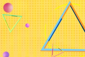 火拼双11几何狂欢黄色banner