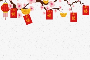 狗年新年财运海报设计