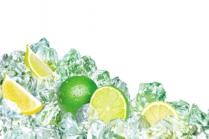 夏季绿色水果冰块高清PNG透明植物装饰素材免费下载