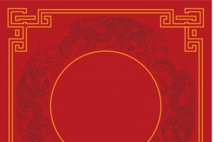 红色中式古典背景素材