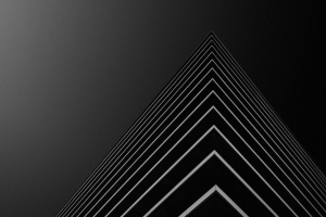 架构 黑白 对称 极简主义 4k壁纸 3840x2160