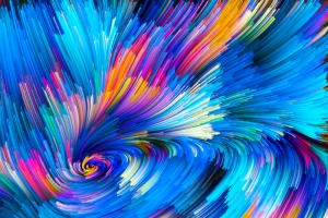 立体炫彩背景图