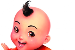 可爱俏皮新年儿童