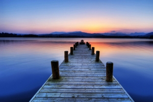 蓝天夕阳 背景