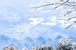 冬季风景背景