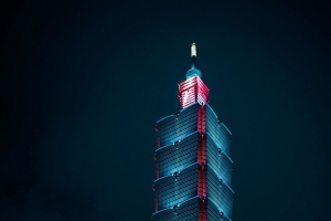 建筑 摩天大楼 背光 夜晚 深色 4k壁纸 3840x2160