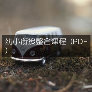 幼小过渡综合课程指南（PDF）