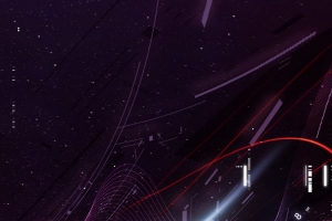 炫酷星光光晕psd分层H5背景