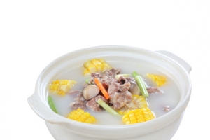 排骨炖玉米设计素材