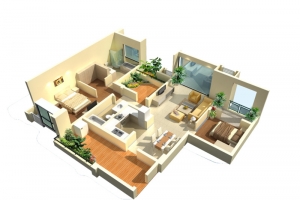 3D室内效果图