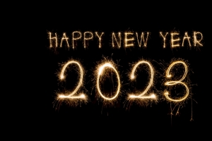 2023 新年快乐 烟火 4k 电脑 壁纸