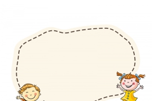 儿童节卡通儿童对话框高清PNG透明免扣设计素材免费下载