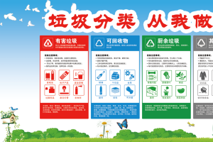 垃圾分类（有害、可回收、厨余、其他）