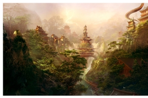 天空环境渲染效果建筑城堡高清