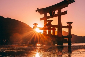 日落 阳光 shinto 阳光 眩光 4k壁纸 3840x2160