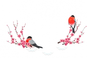 梅花大雪