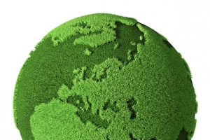 创意地球草地模型