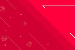 双11大促几何简约红色banner