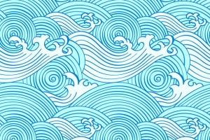 浪花底纹