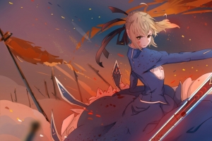 fate动漫命运之夜3440x1440壁纸