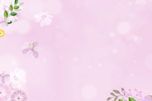 春季春天小清新 绿植 花朵 背景