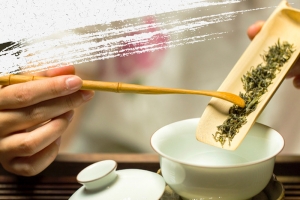 简约茶艺茶道文化养生还爆破背景素材