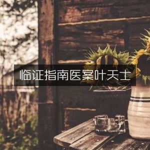 叶天士《临证指南医案》古典文集