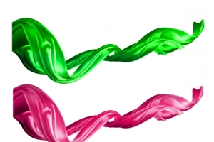 红色彩带 绿色彩带 免扣png