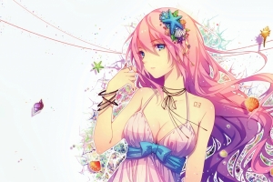 手镯 贝壳 女孩 VOCALOID初音未来4K壁纸