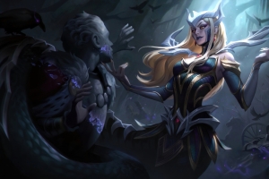 lol英雄联盟魔蛇之拥 魔女 卡西奥佩娅4k高清壁纸