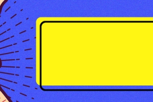 手绘波普风格双十一banner