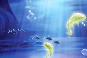 海中精灵舞蹈图片背景banner