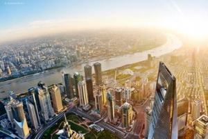 商务感都市城市背景