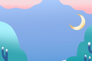 微渐变扁平奇妙森林创意H5