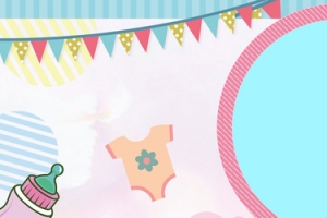 手绘卡通促销banner海报背景