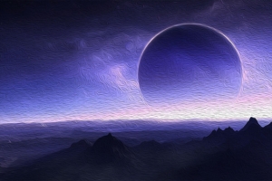 星空 月球 幻想