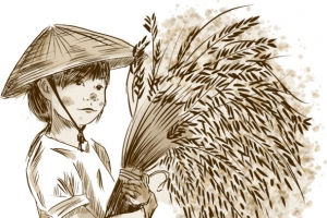 矢量小孩