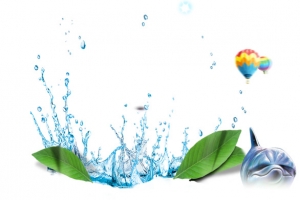 蓝色水珠矢量图 水珠 水素材