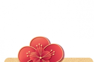 鎏金桃花、年味