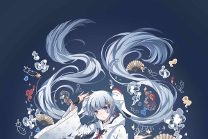 丹顶鹤的雪初音5k手机壁纸竖屏