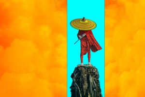 3840x2160 战士 帽子 剑 科幻 艺术壁纸 背景