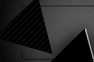 三角几何促销季渐变黑色banner