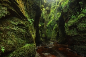 苏格兰 山谷 河流自然风景4k壁纸