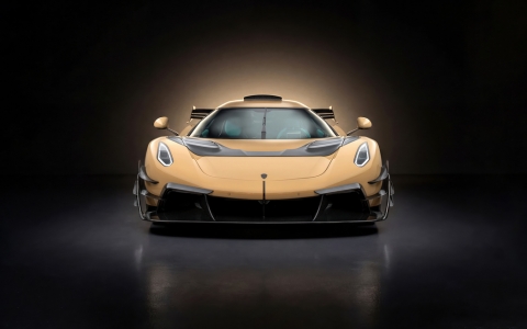 柯尼塞格Koenigsegg Jesko黄色跑车4K高清壁纸3840x2400免费下载