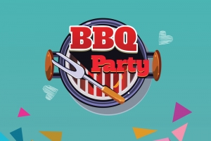 BBQ烧烤聚会美食活动矢量背景素材