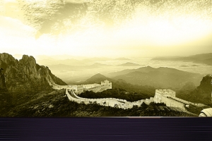 长城兵马俑背景素材