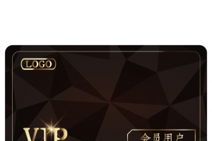 高档黑金VIP会员卡