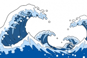 大海  海浪  水波  浪花